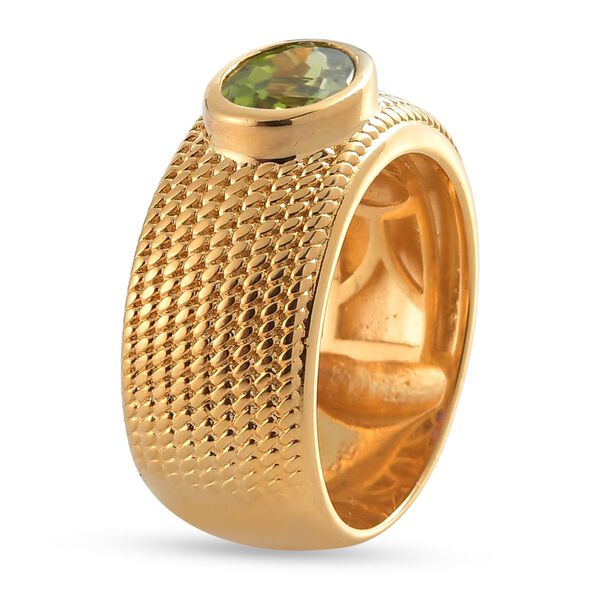 Nat&uuml;rlicher Peridot-Bandring - 1,30  ct. image number 4