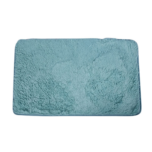 3er-Set Bad-Kollektion, extra weicher Duschvorleger 50x80 cm, WC-Vorleger 40x50 cm, WC-Deckel, Hellblau image number 5