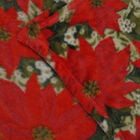 Supersoft Mikrolanell bedruckte Decke, Blumenmuster, Größe 150x200 cm, Rot image number 1