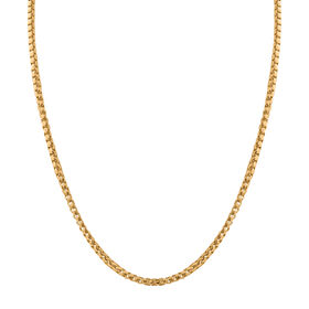 Venezianische Kette 50cm in vergoldetem Silber