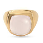 Rosenquarz-Ring, 925 Silber vergoldet  ca. 7,88 ct image number 0