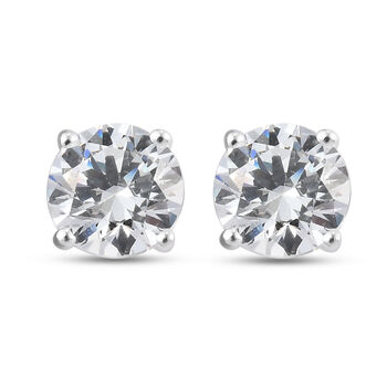 LUSTRO STELLA - feinste Zirkonia-Ohrringe, 925 Silber