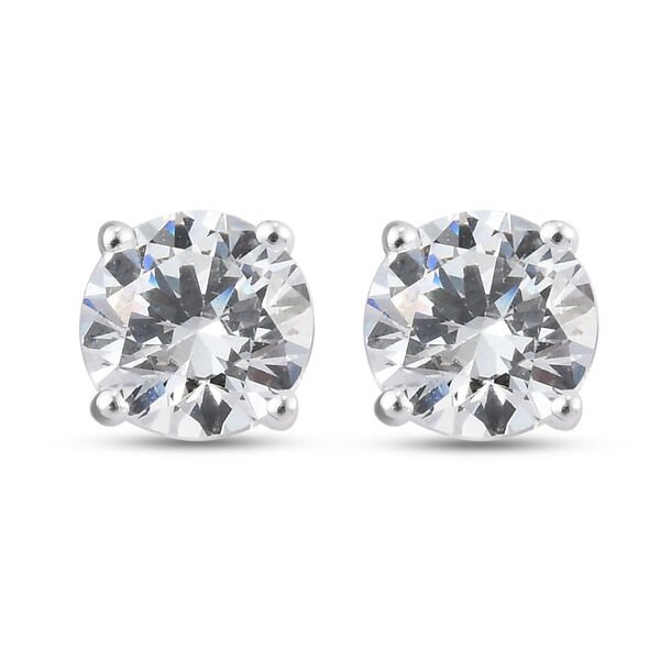 LUSTRO STELLA - feinste Zirkonia-Ohrringe, 925 Silber