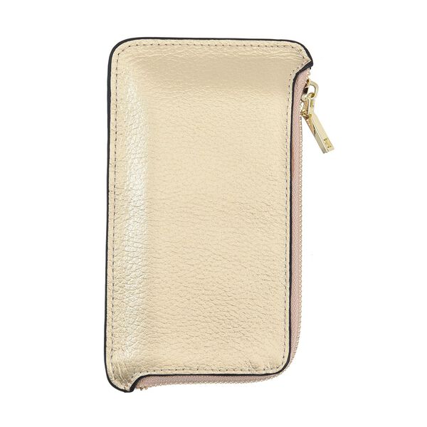 SENCILLEZ - Leder Portemonnaie mit RFID Schutz und 4 Kartenfächern, Gold image number 2