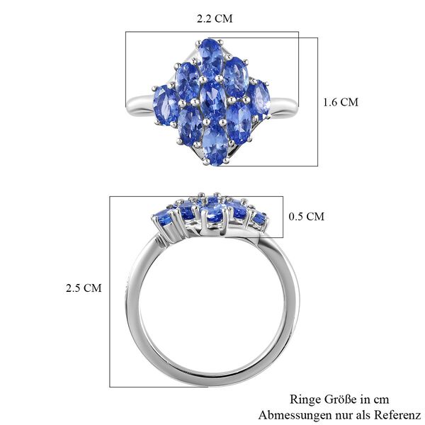 Tansanit Ring - 2,08 ct. image number 7