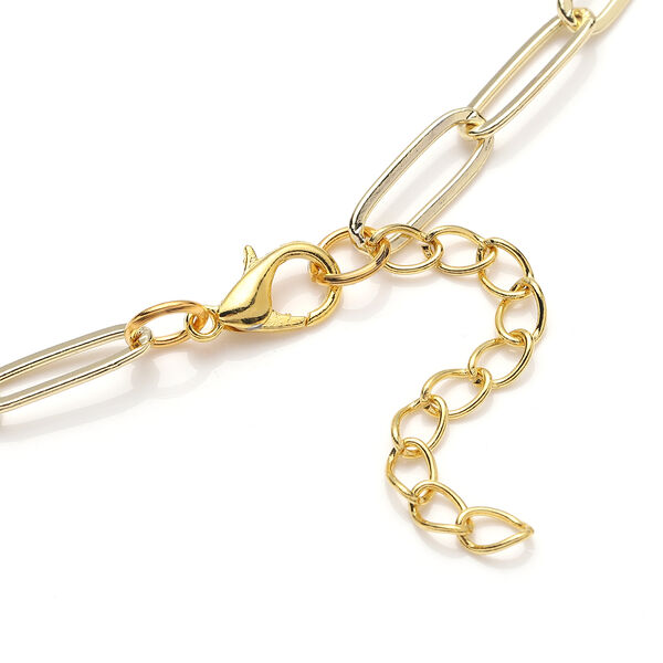 Opalith Halskette, 50 cm, Messing ca. 43,00 ct image number 5