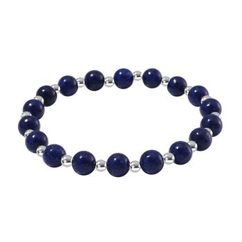 Lapislazuli Armband, flexibel, ca. 60.00 ct