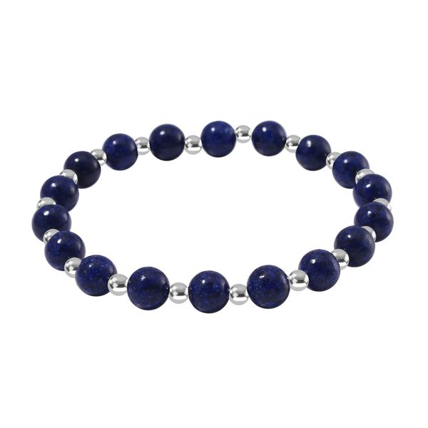 Lapislazuli Armband, flexibel, ca. 60.00 ct