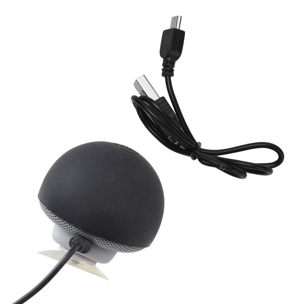 USB-betriebener Bluetooth Lautsprecher, Gr&ouml;&szlig;e 5,5x5,50x5,8 cm, Schwarz image number 7