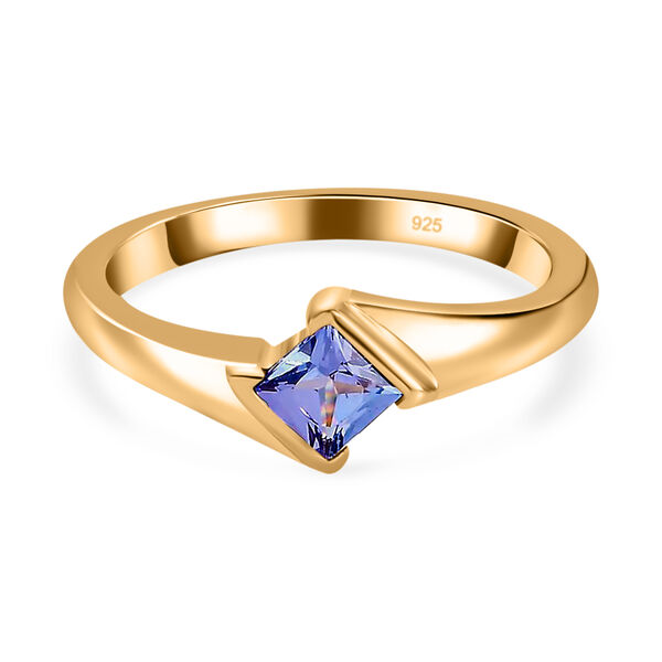 Tansanit Solit&auml;r Ring - 0,40 ct. image number 0