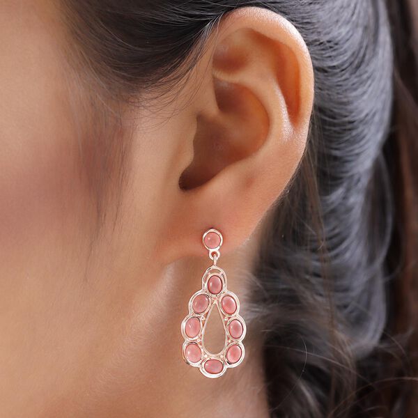 AA Oregon Pfirsich Opal-Ohrh&auml;nger - 2,57 ct. image number 3