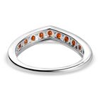 Roter Granat Ring, 925 Silber (Größe 17.00) ca. 0.75 ct image number 5