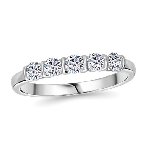 LUXURIANT DIAMOND - Lab Grown Diamant VS-EF SGL zertifiziert Ring  950 Platin (Größe 20.00) ca. 1.50 ct image number 2