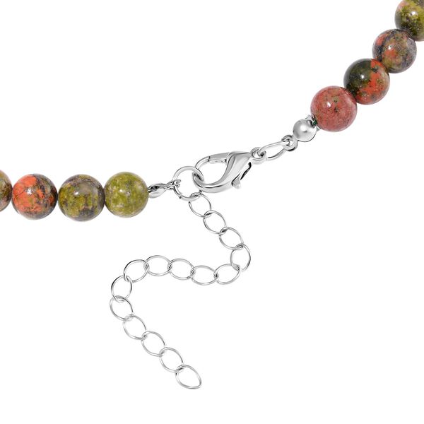 Unakite Halskette, 45 cm - 220 ct. image number 3