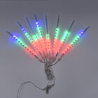 Meteorschauer mehrfarbige LED Lichterkette, Größe 30x330 cm, Weiß image number 1