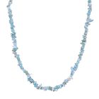 Larimar Halskette, flexibel, Reiner Edelstahl ca. 160.00 ct