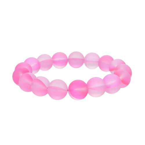 Rosafarbener Glas-Armband, 17 cm Standard image number 0