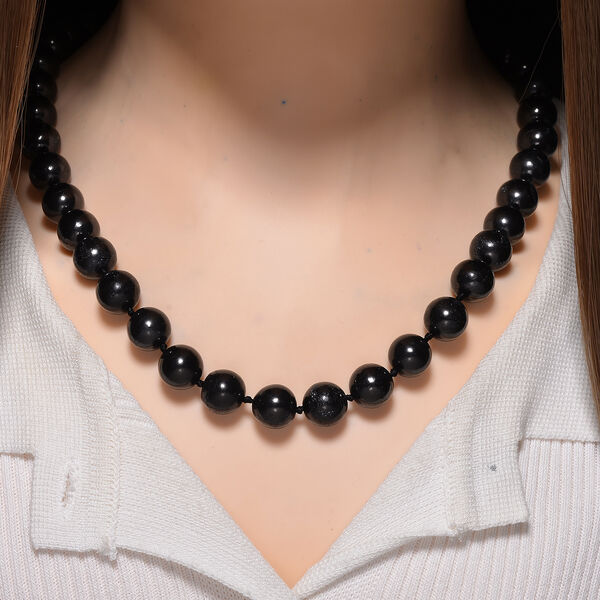 Shungit Kette ca. 76 cm, ca. 600.00 ct image number 2