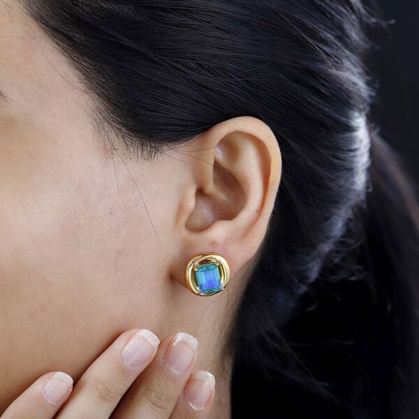 Pfau Triplett Quarz Ohrringe - 5,85 ct. image number 3