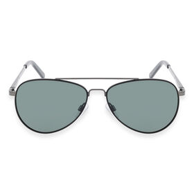 Sole und Luce - Swiss Eyewear - G. Kelly Ultra-Polarisierte Sonnenbrille UV400, Mattes Gunmetal-Schwarz