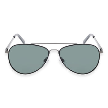 Sole und Luce - Swiss Eyewear - G. Kelly Ultra-Polarisierte Sonnenbrille UV400, Mattes Gunmetal-Schwarz