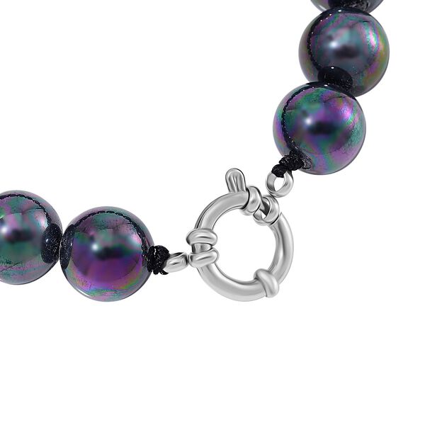 Pfaufarbenes Muschelkernperle Armband image number 5