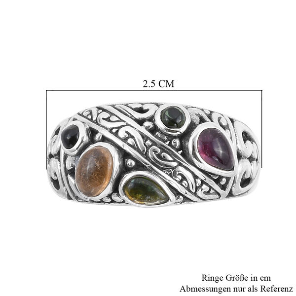 Royal Bali Kollektion - mehrfach-Turmalin-Ring, 925 Silber  ca. 1,55 ct image number 6