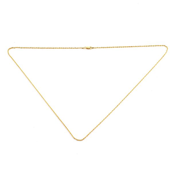 ILIANA - Diamantschliff Kordelkette, ca. 50 cm, 750 Gold image number 7