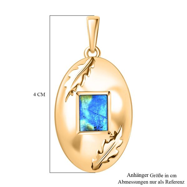 Labradorit Anhänger - 1,63 ct. image number 6