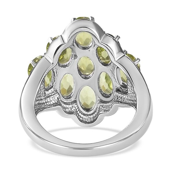 Peridot-Ring, (Gr&ouml;&szlig;e 20.00) Edelstahl, ca. 4,51 ct image number 6