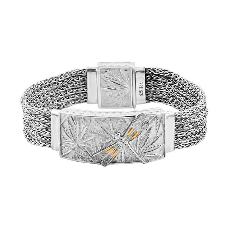 Royal Bali Kollektion- Geprägtes Armband, 19cm image number 0