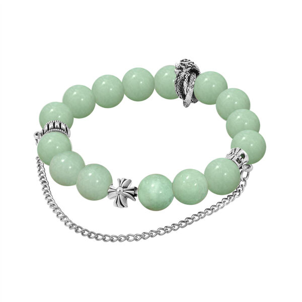 Flexibles Amazonit Armband - 190 ct.