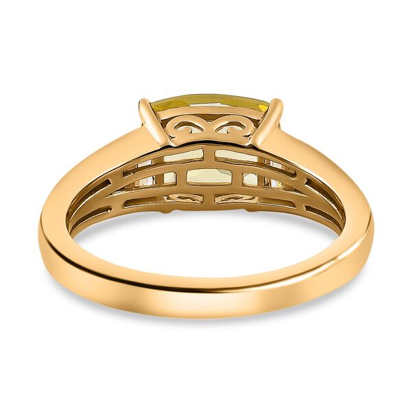 AAA Ouro Verde Quarz und Topas Ring, ca. 2,19 ct. image number 6