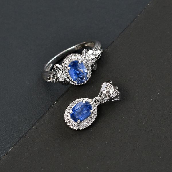 Kyanit Schmuckset - 2,05 ct. image number 2