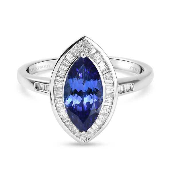 RHAPSODY AAAA Tansanit und VS EF Diamant-Ring - 2,43 ct.