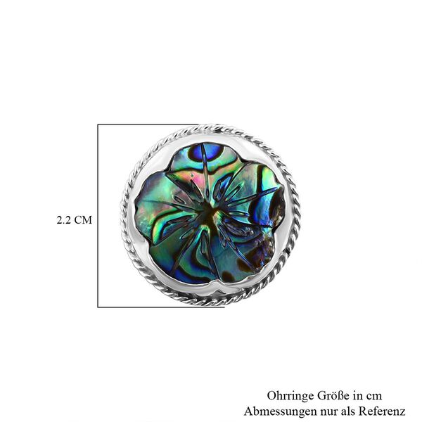 Abalone Muschel Ohrringe 925 Silber image number 5