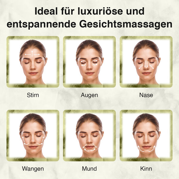 Set aus 2 Doppelkopf-Massageroller und Guasha-Platte image number 4