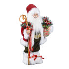 Deko-Weihnachtsmann, Größe: 45 cm, Rot-Dunkelgrün image number 1