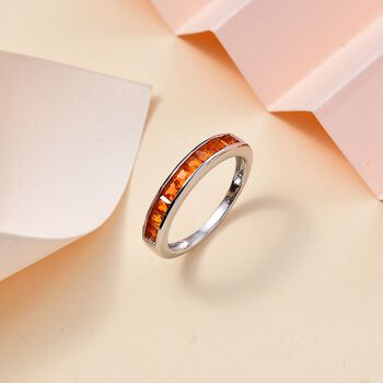 AA Salamanca Feueropal Ring 925 Silber rhodiniert (Gr&ouml;&szlig;e 20.00) ca. 0,61 ct