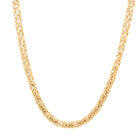 Italienische K&ouml;nigskette, 925 Silber vergoldet ca. 50 cm