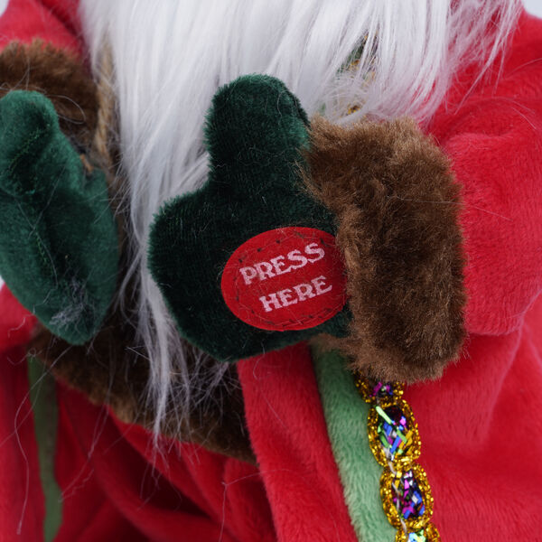 Tanzender Weihnachtsmann, 3xAA Batterie (nicht inkl.), Größe 12x10x30 cm, Rot und Grün image number 5