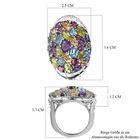 GP Italian Garden Collection- mehrfarbiger Edelstein-Ring in Silber image number 6