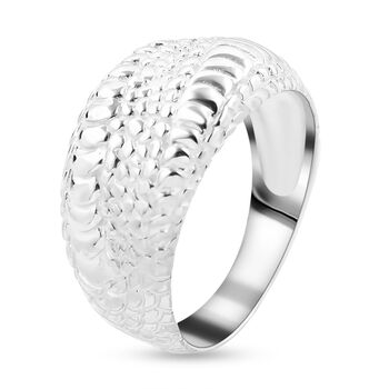 Royal Bali Kollektion - Strukturierter Ring in 925 Silber