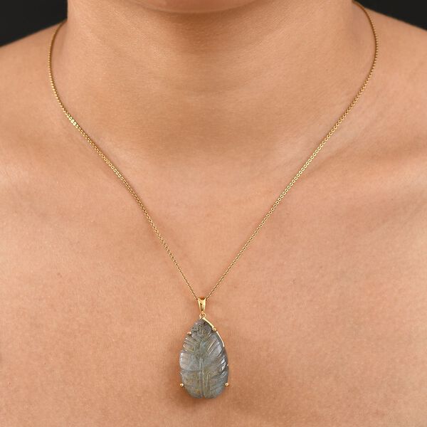 Feuer Labradorit Anh&auml;nger - 27,35 ct. image number 3