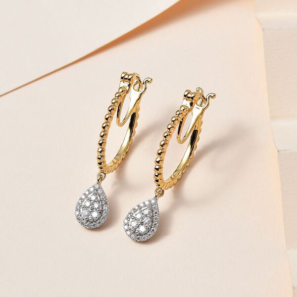 Moissanit Ohrringe - 0,68 ct. image number 6