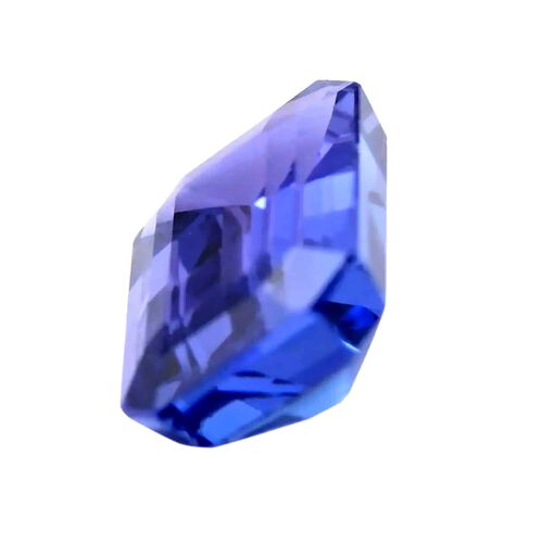 AAAA-Tansanit, facettierter Achteckschliff, 7 x 5 mm, 1,00 Karat image number 1