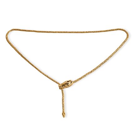 Royal Bali - Bourbudur mit Drachen Halskette, ca. 60 cm 925 Silber 916 Gelbgold Vermeil ca. 28,75g