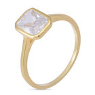 LUSTRO STELLA - Zirkonia Ring 925 Silber vergoldet  ca. 2,75 ct image number 2