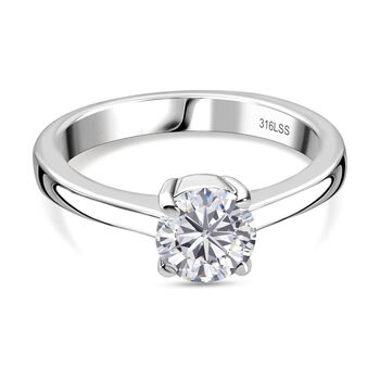 3er Set - Wei&szlig;es Zirkonia-Schmuckset - 3,40 ct.