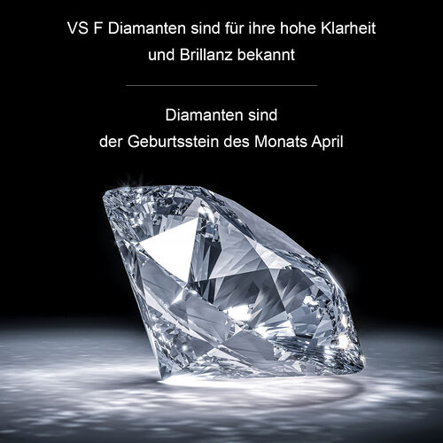 LUXURIANT DIAMOND- IGI zertifizierter VS-D Labor Diamant Ring in 585 Weißgold - 1 ct. image number 6